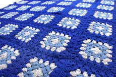 画像3: スクエア モチーフ ニット グラニー ブランケット★P カギ編み (3)