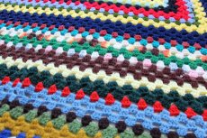 画像3: スクエア ニット グラニー ブランケット★O カギ編み (3)