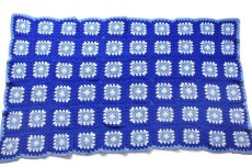 画像2: スクエア モチーフ ニット グラニー ブランケット★P カギ編み (2)