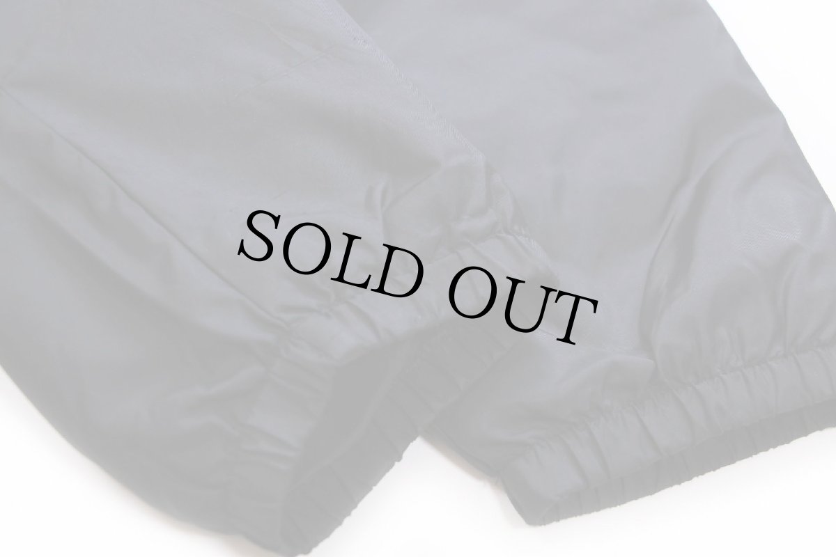 画像6: 80s USA製 SPORTSMASTER 無地 ボアライナー ナイロン コーチジャケット 黒 XL (6)