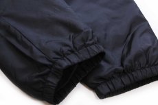 画像6: 80s USA製 SPORTSMASTER 無地 ボアライナー ナイロン コーチジャケット 黒 XL (6)