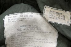 画像4: 60s 米軍 U.S.ARMY パッチ付き M-65 フィールドジャケット 2nd オリーブグリーン S-M (4)