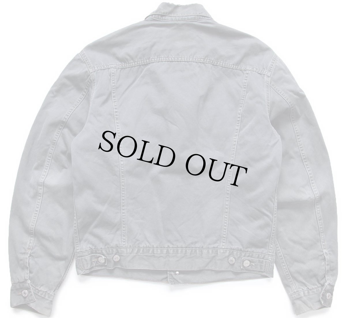 画像2: 90s イタリア製 Levi'sリーバイス 71550 ブランケットライナー コットンツイルジャケット 4ポケット チャコール L★ユーロ (2)