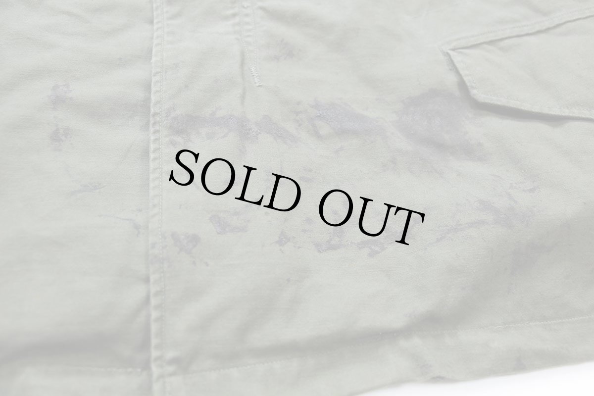 画像8: 60s 米軍 U.S.ARMY パッチ付き M-65 フィールドジャケット 2nd オリーブグリーン S-M (8)