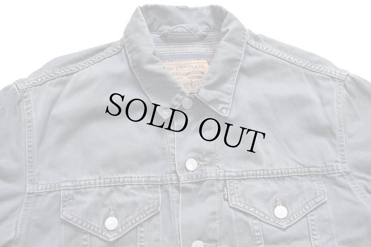 画像3: 90s イタリア製 Levi'sリーバイス 71550 ブランケットライナー コットンツイルジャケット 4ポケット チャコール L★ユーロ (3)