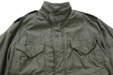 画像3: 80s 米軍 U.S.ARMY M-65 フィールドジャケット オリーブグリーン S-S (3)