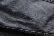 画像7: 90s Levi'sリーバイス 70614 コットンライナー ブラック デニムジャケット 4ポケット フェード L★ユーロ (7)