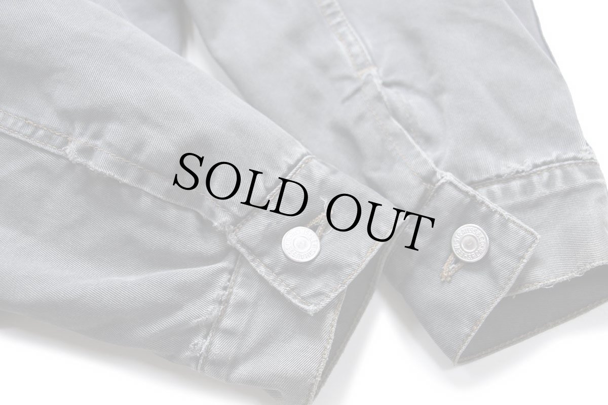 画像7: 90s イタリア製 Levi'sリーバイス 71550 ブランケットライナー コットンツイルジャケット 4ポケット チャコール L★ユーロ (7)