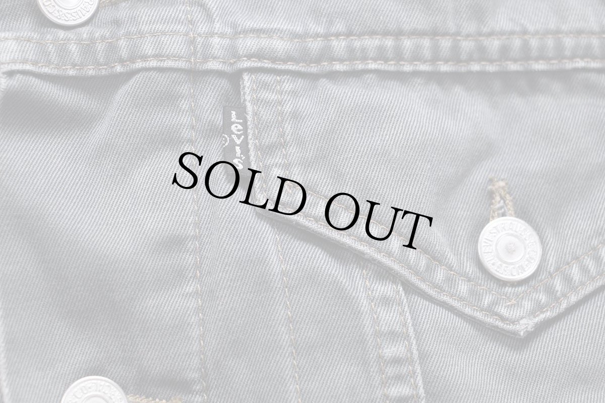 画像5: 90s イタリア製 Levi'sリーバイス 71550 ブランケットライナー コットンツイルジャケット 4ポケット チャコール L★ユーロ (5)