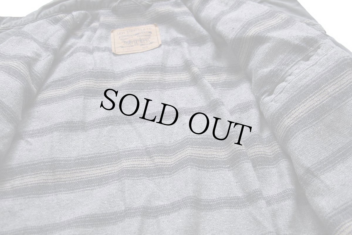 画像6: 90s イタリア製 Levi'sリーバイス 71550 ブランケットライナー コットンツイルジャケット 4ポケット チャコール L★ユーロ (6)