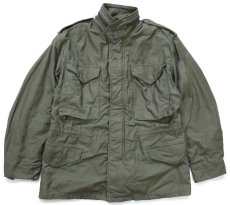 画像1: 80s 米軍 U.S.ARMY M-65 フィールドジャケット オリーブグリーン S-S (1)