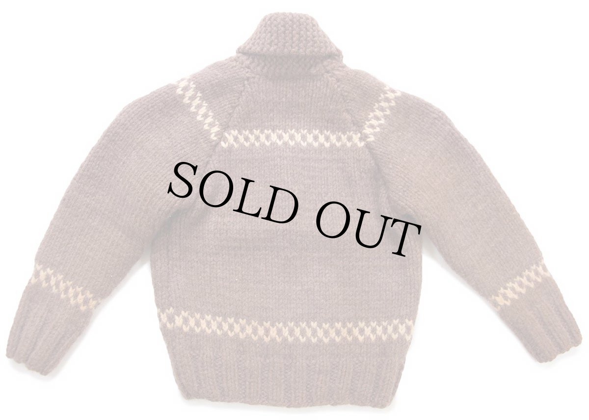 画像2: 60s ウール ハンドニット カウチンセーター キッズ (2)