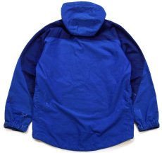 画像2: 00s patagoniaパタゴニア Dimension Jacket ペンキ飛び ツートン ストレッチ ソフトシェルパーカー 青×紺 M (2)