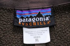 画像5: 00s メキシコ製 patagoniaパタゴニア TOYOTA TRUCKS トヨタ 刺繍 シンチラ フリースベスト 焦げ茶 XL (5)