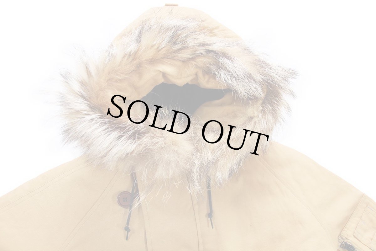 画像3: USA製 SPIEWAK N-3B リアルファー キルティングライナー ダック地 フライトジャケット 薄茶 40 (3)