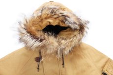 画像3: USA製 SPIEWAK N-3B リアルファー キルティングライナー ダック地 フライトジャケット 薄茶 40 (3)