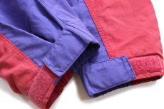 画像8: 90s patagoniaパタゴニア Storm Jacket ストームジャケット ナイロンパーカー 濃ピンク×薄青紫 XL (8)