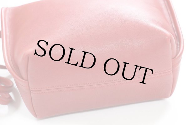 USA製 COACH オールド コーチ レザー ショルダーバッグ レッド☆330