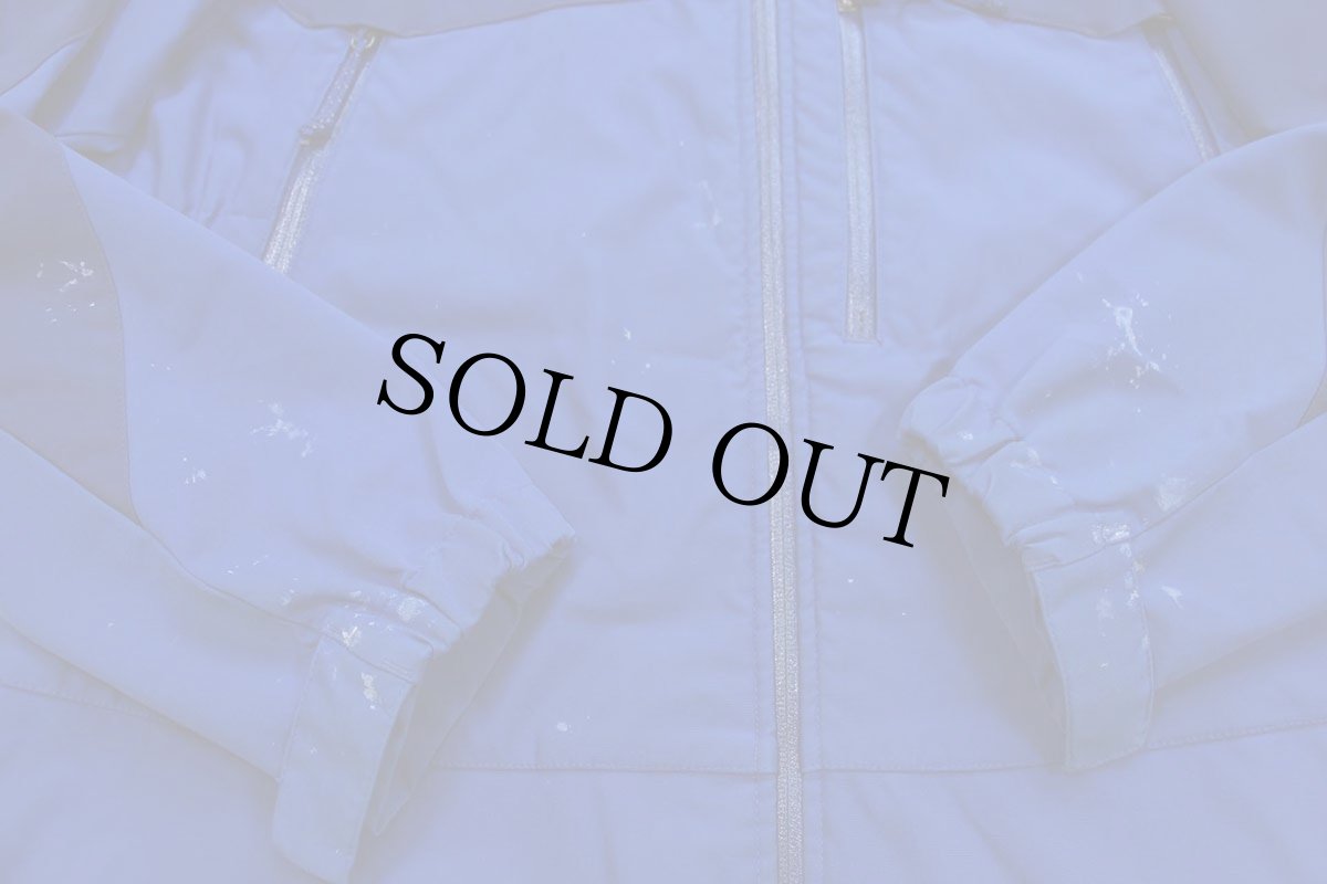 画像7: 00s patagoniaパタゴニア Dimension Jacket ペンキ飛び ツートン ストレッチ ソフトシェルパーカー 青×紺 M (7)