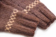 画像6: 60s ウール ハンドニット カウチンセーター キッズ (6)