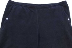 画像4: 90s ポルトガル製 patagoniaパタゴニア フリースパンツ 黒 M★雪なしタグ (4)