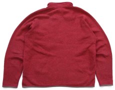画像2: 00s patagoniaパタゴニア ベターセーター ハイネック ハーフジップ プルオーバー フリース MEV L (2)