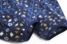 画像6: patagoniaパタゴニア 総柄 ライトウェイト シンチラ フリース スナップT S (6)