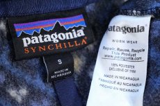 画像4: patagoniaパタゴニア 総柄 ライトウェイト シンチラ フリース スナップT S (4)
