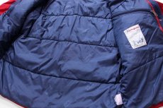 画像6: 90s patagoniaパタゴニア フード付き 中綿入り ナイロンジャケット 赤 KIDS'12 (6)