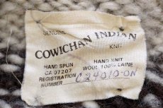 画像4: COWICHAN INDIAN ノルディック柄 ウール ハンドニット カウチンセーター キッズ (4)