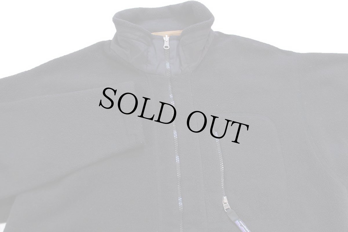 画像3: 00s ポルトガル製 patagoniaパタゴニア シンチラ ライナー フリースジャケット 黒 L (3)