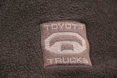 画像4: 00s メキシコ製 patagoniaパタゴニア TOYOTA TRUCKS トヨタ 刺繍 シンチラ フリースベスト 焦げ茶 XL (4)
