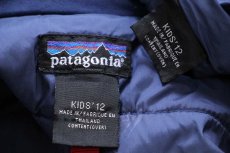 画像5: 90s patagoniaパタゴニア フード付き 中綿入り ナイロンジャケット 赤 KIDS'12 (5)