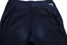 画像5: 90s ポルトガル製 patagoniaパタゴニア フリースパンツ 黒 M★雪なしタグ (5)