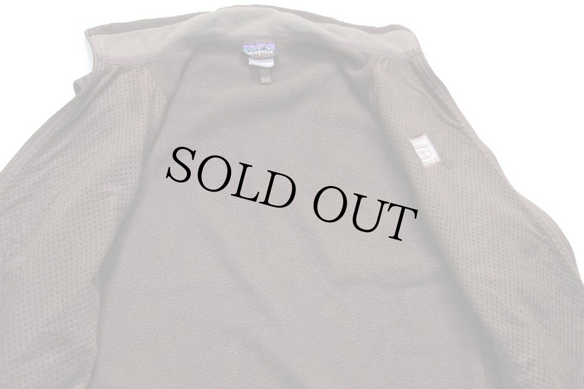 画像6: 00s メキシコ製 patagoniaパタゴニア TOYOTA TRUCKS トヨタ 刺繍 シンチラ フリースベスト 焦げ茶 XL (6)