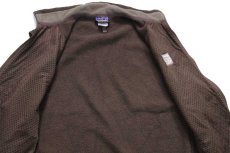 画像6: 00s メキシコ製 patagoniaパタゴニア TOYOTA TRUCKS トヨタ 刺繍 シンチラ フリースベスト 焦げ茶 XL (6)