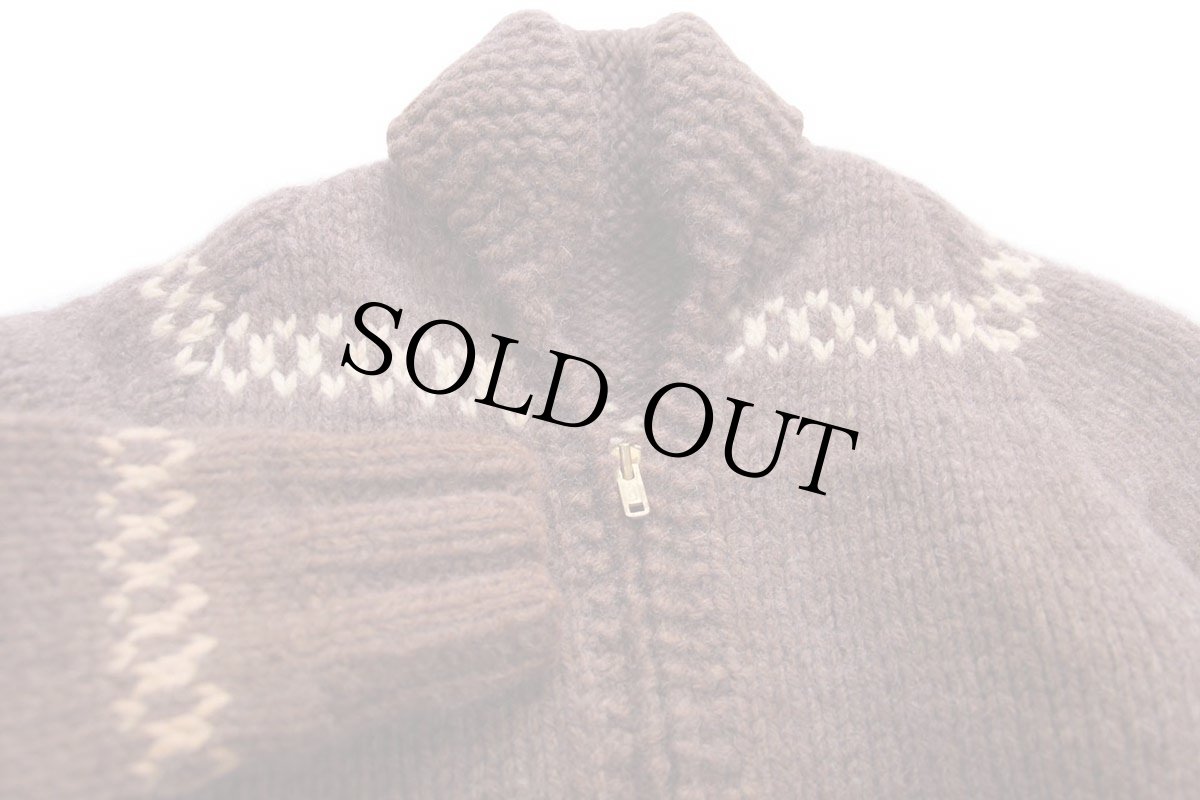 画像3: 60s ウール ハンドニット カウチンセーター キッズ (3)