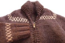 画像3: 60s ウール ハンドニット カウチンセーター キッズ (3)