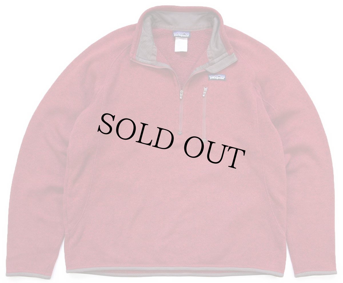 画像1: 00s patagoniaパタゴニア ベターセーター ハイネック ハーフジップ プルオーバー フリース MEV L (1)