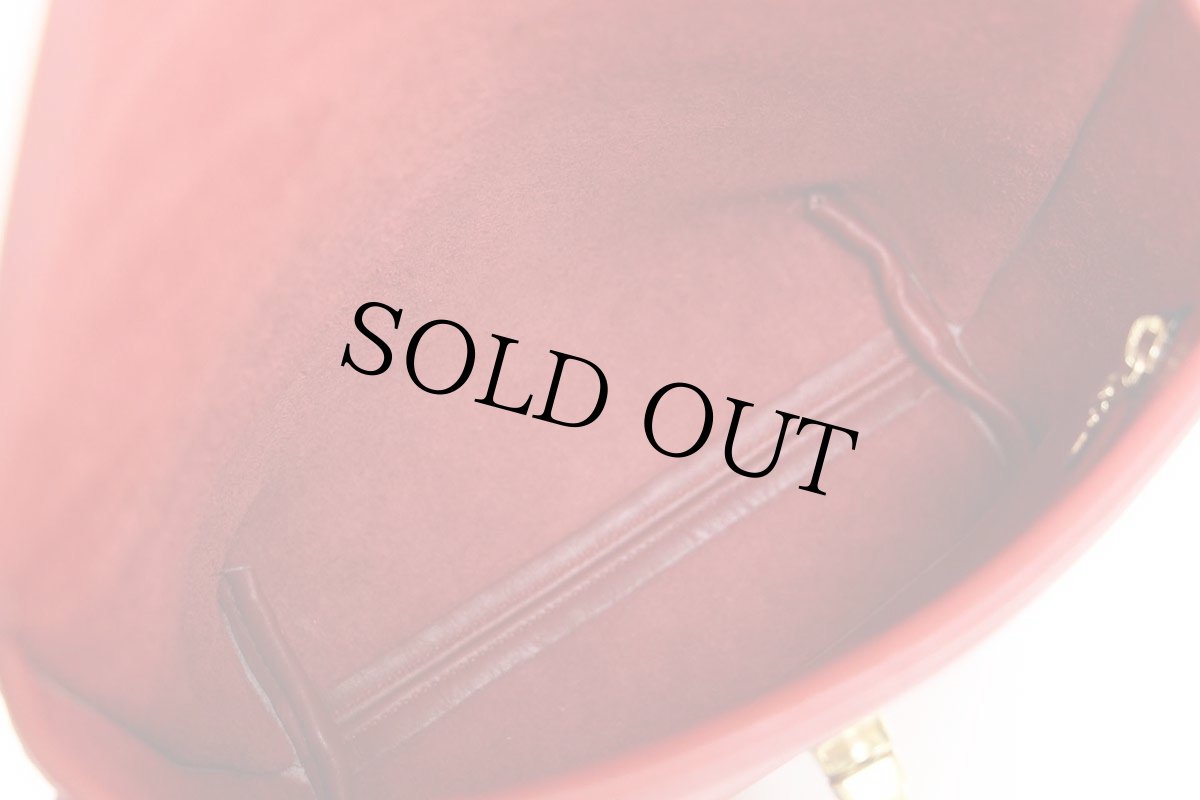 画像7: USA製 COACH オールド コーチ レザー ショルダーバッグ レッド★330 ポーチ (7)