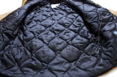 画像6: USA製 SPIEWAK N-3B リアルファー キルティングライナー ダック地 フライトジャケット 薄茶 40 (6)