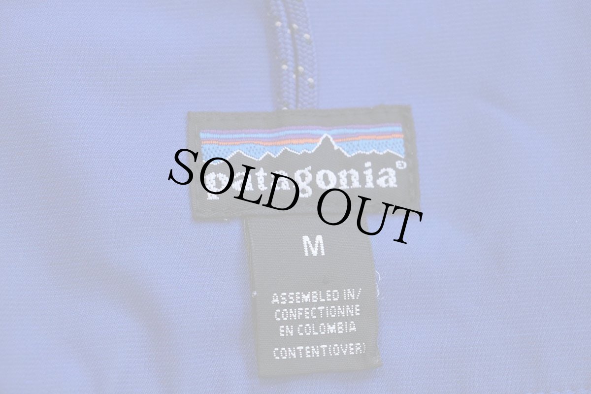 画像4: 00s patagoniaパタゴニア Dimension Jacket ペンキ飛び ツートン ストレッチ ソフトシェルパーカー 青×紺 M (4)