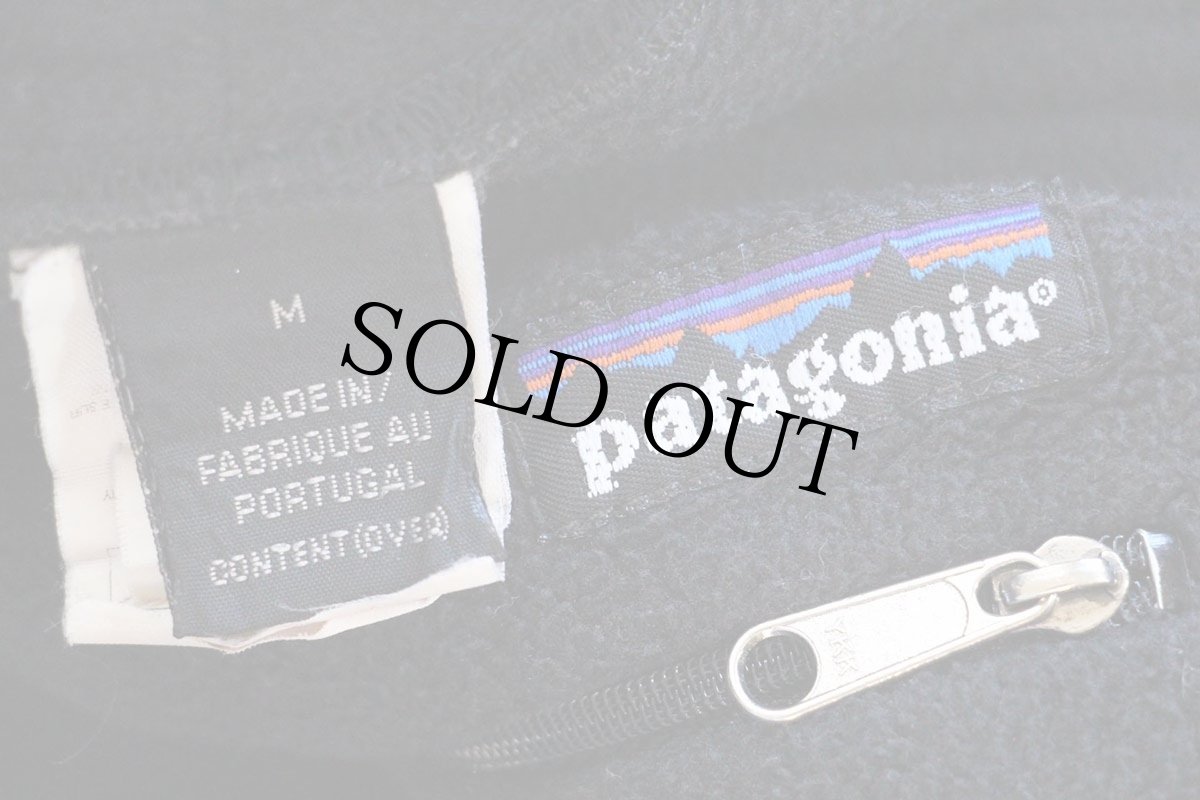 画像6: 90s ポルトガル製 patagoniaパタゴニア フリースパンツ 黒 M★雪なしタグ (6)