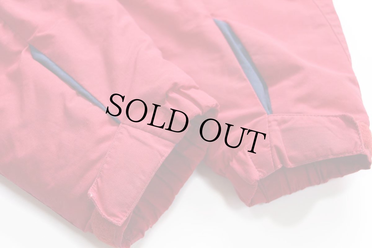 画像7: 90s patagoniaパタゴニア フード付き 中綿入り ナイロンジャケット 赤 KIDS'12 (7)