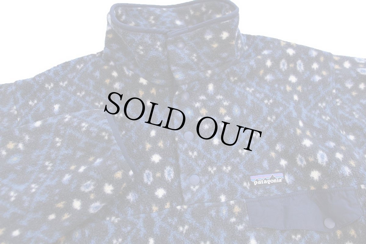画像3: patagoniaパタゴニア 総柄 ライトウェイト シンチラ フリース スナップT S (3)