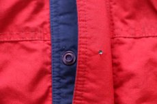 画像8: 90s patagoniaパタゴニア フード付き 中綿入り ナイロンジャケット 赤 KIDS'12 (8)