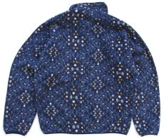画像2: patagoniaパタゴニア 総柄 ライトウェイト シンチラ フリース スナップT S (2)