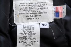 画像4: USA製 SPIEWAK N-3B リアルファー キルティングライナー ダック地 フライトジャケット 薄茶 40 (4)