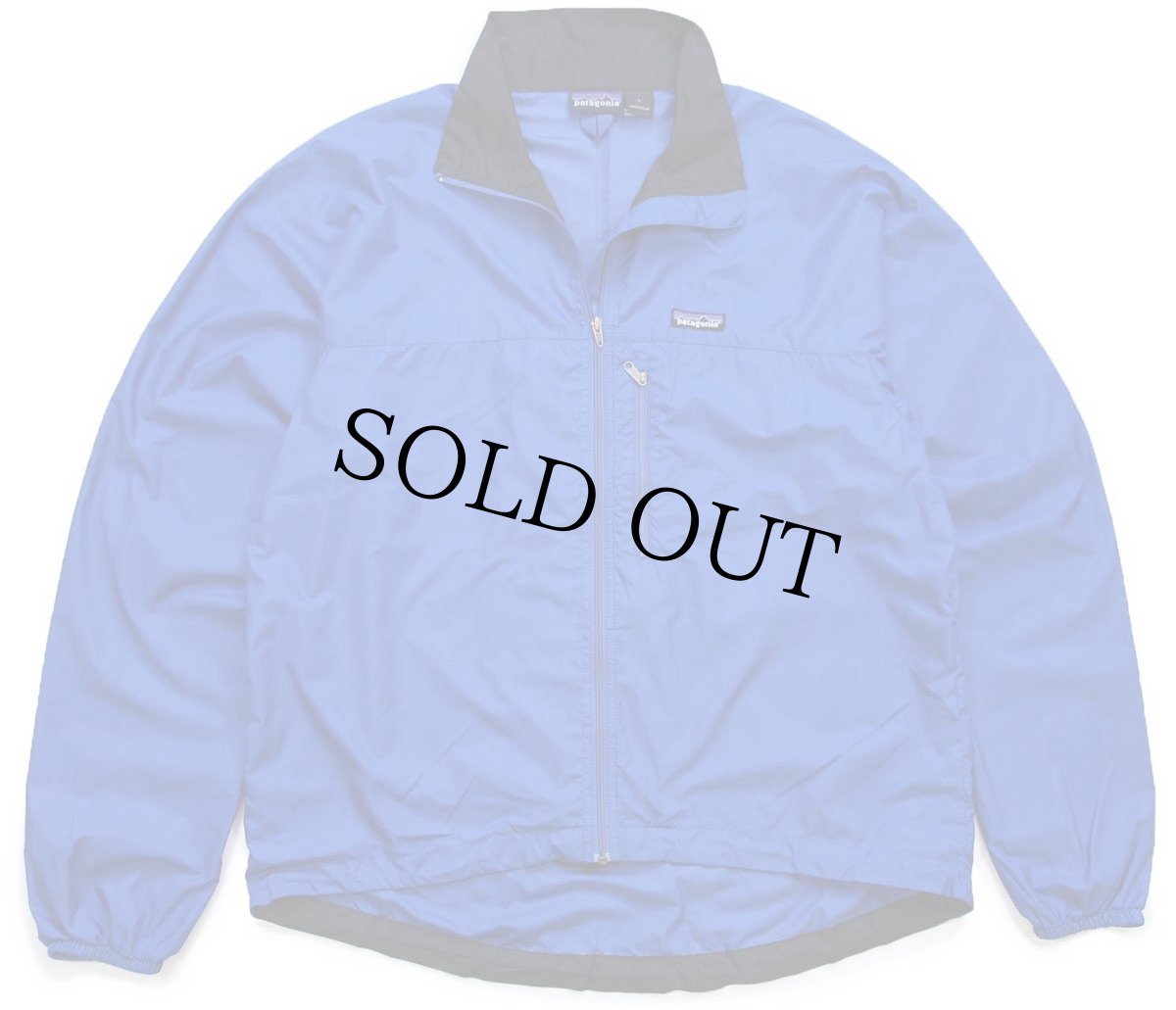 画像1: 00s ポルトガル製 patagoniaパタゴニア ベロシティ シェル ナイロンジャケット 青 L (1)