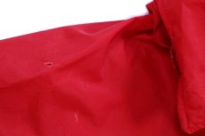 画像8: 90s USA製 Championチャンピオン PATCHOGUE-MEDFORD 12 RAIDERS 両面プリント ナイロンジャケット 赤 (8)